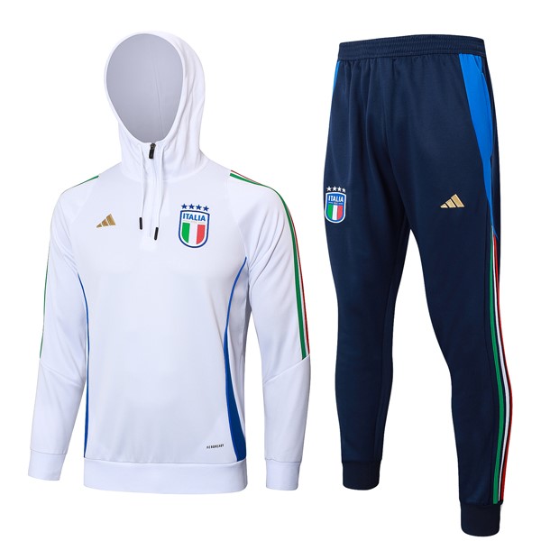 Hoodies Italien 2024-2025 Weiß 3